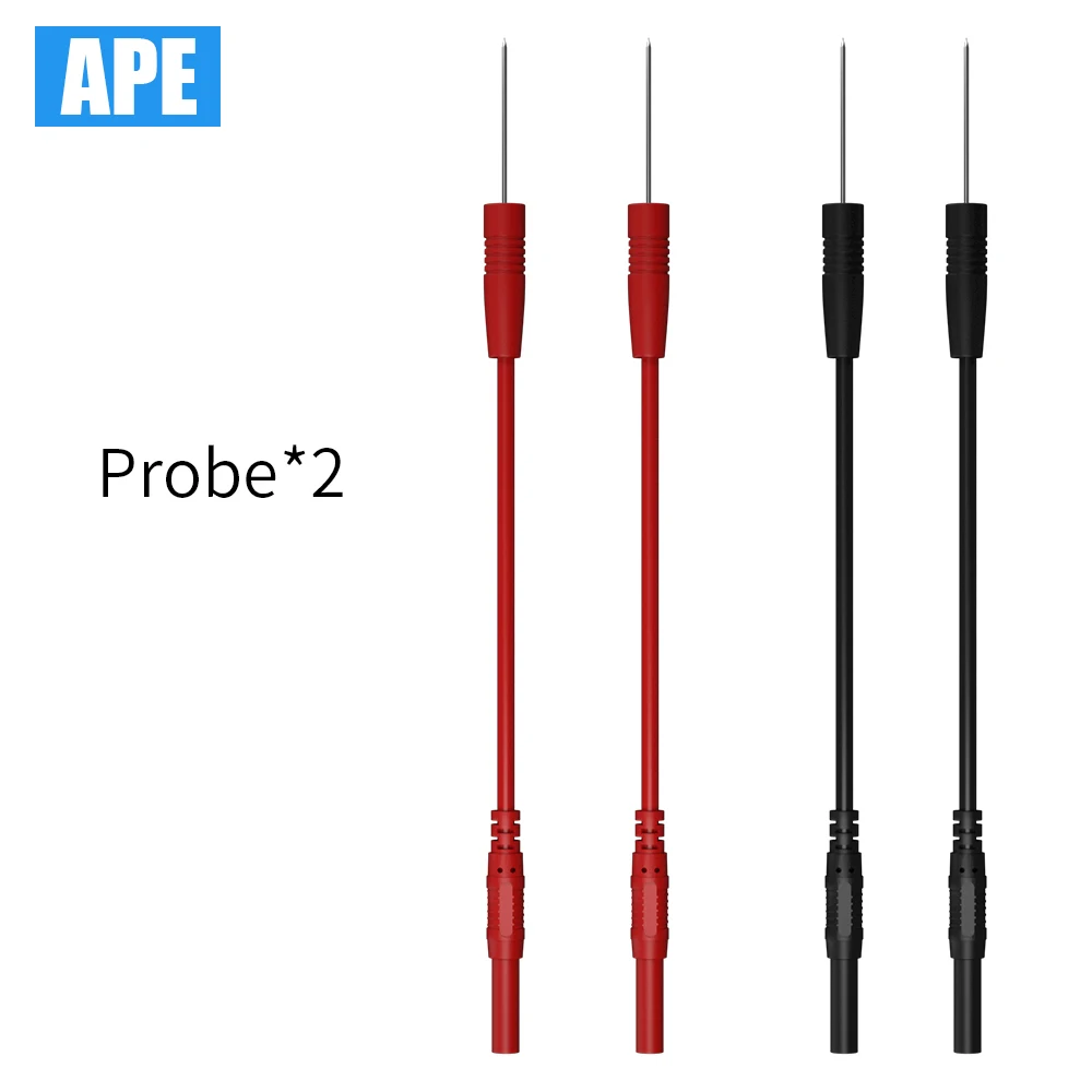 15pcs Electrical Multimeter Test Kit with LED test light with Test Probes Alligator Clips Male to male test cables