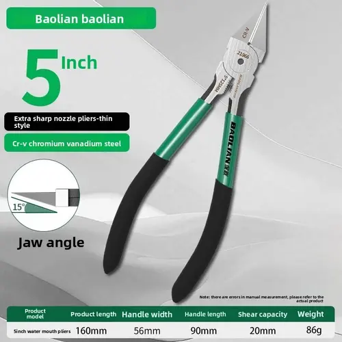 Baolian Industrial Grade Special Sharp Side Mouth Pliers,High Hardness Electrician Small Diagonal Pliers,Electrician Manual Tool - Image 8