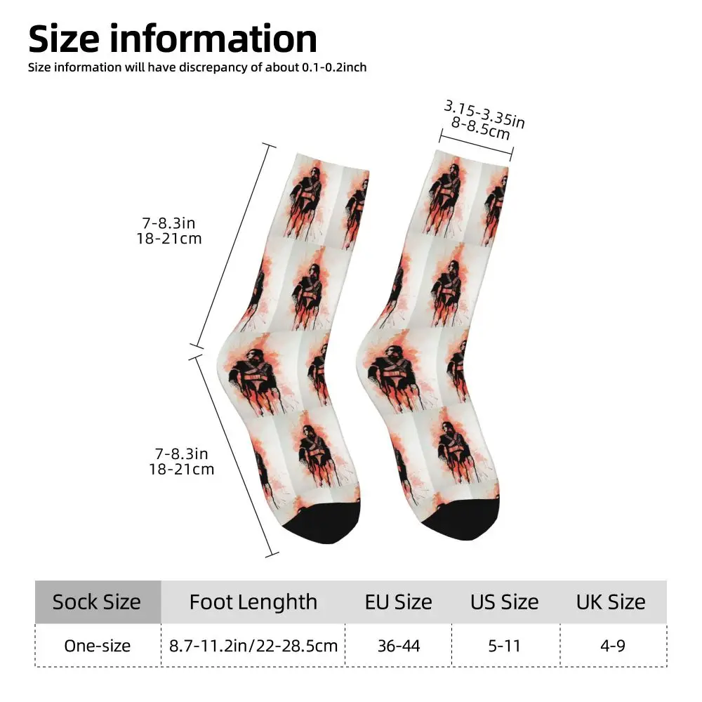 Michael Jackson Musicians Singers Dancers Socks Harajuku Stockings All Season Long Socks Accessories for Unisex Christmas Gifts