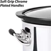 7 Quart Programmable Slow Cooker with Digital Timer, Food Warmer, Polished Platinum, Perfect  Everyday Meals and Entertaining 6
