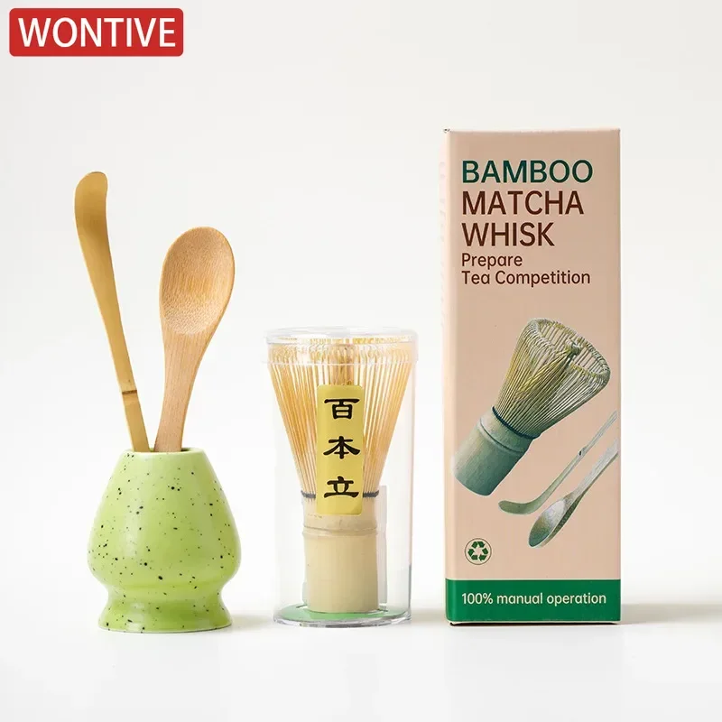 Japanese Matcha Set Tea Spoon Tea Set Indoor Stirring Tools Accessories 4-5PCS/set Kitchen Teaware Sets
