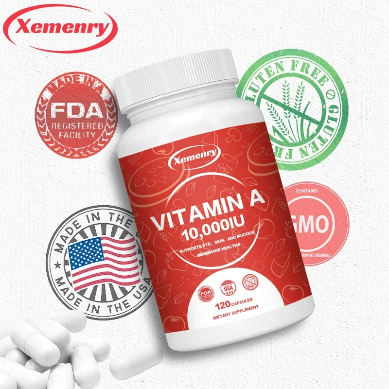 

Premium Vitamin A - Supports Healthy Vision and Immune System Health, and Promotes Healthy Bones and Skin