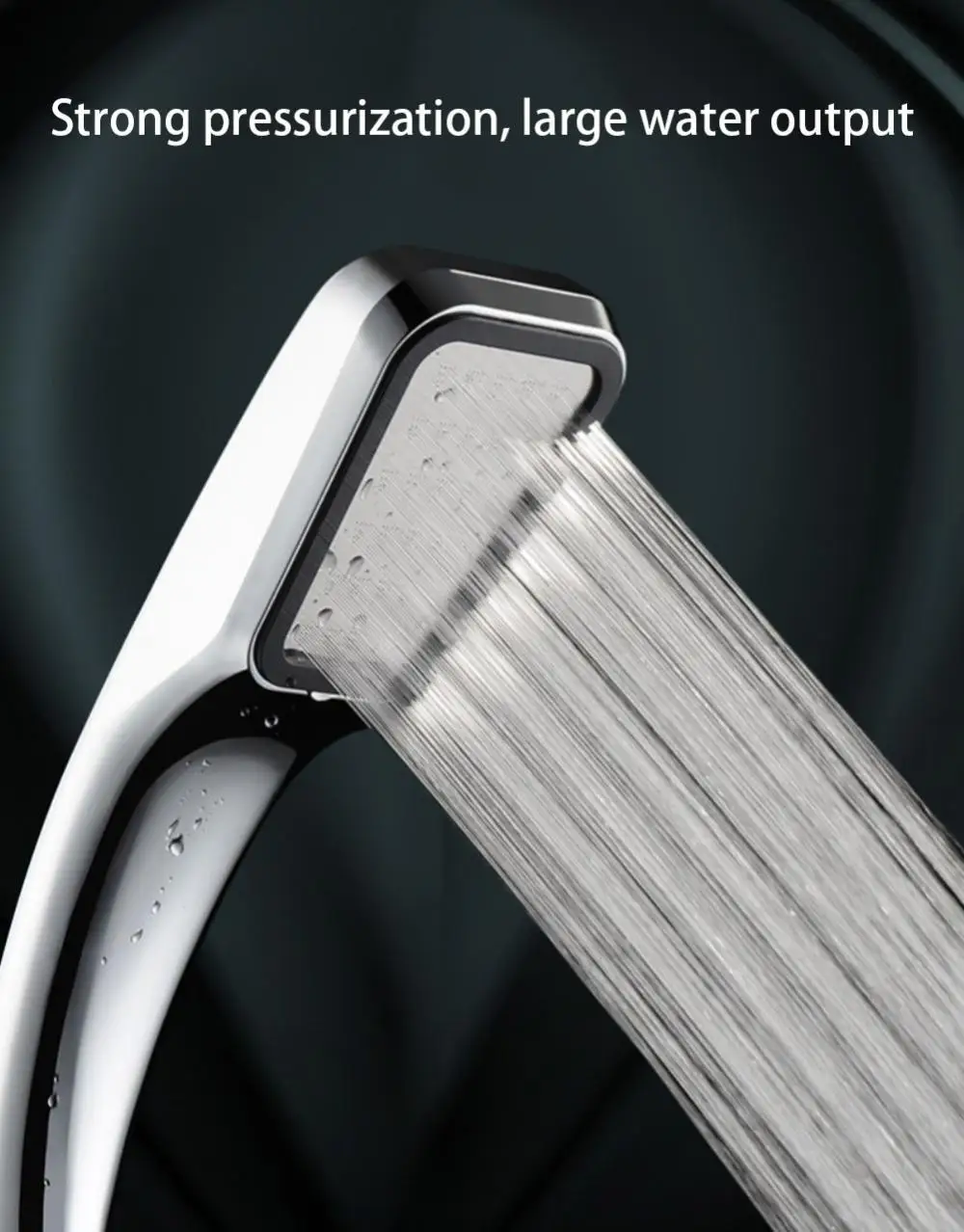 Description Picture 2 of itemUpgraded High Pressure 300 Holes Rainfall Shower Head Water Saving Sprayer Nozzle Bathroom Accessories