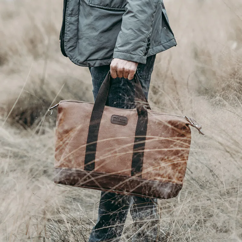 Vintage Canvas Bags for Men Travel Hand Luggage Bags Weekend Overnight Big Outdoor Storage Bag Large Capacity Duffle Bag