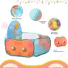 1.2M Cartoon Ball Pit Pool Portable Foldable Children Indoor Ocean Ball Pit Playpen Tent Outdoor Sports Educational Toy For Kids 3