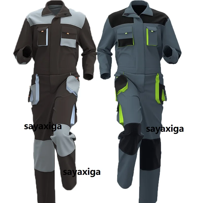 Work Overall Uniform Men Women Working Coverall Welding Suit Car ...