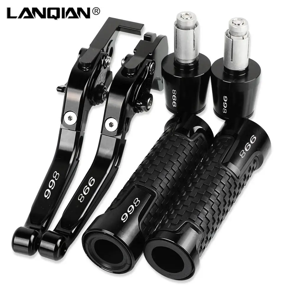 

Motorcycle Aluminum Brake Clutch Levers Hand Grips Ends Parts For Ducati 998 S R 998S 998R 1999 2000 2001 2002 2003 Accessories