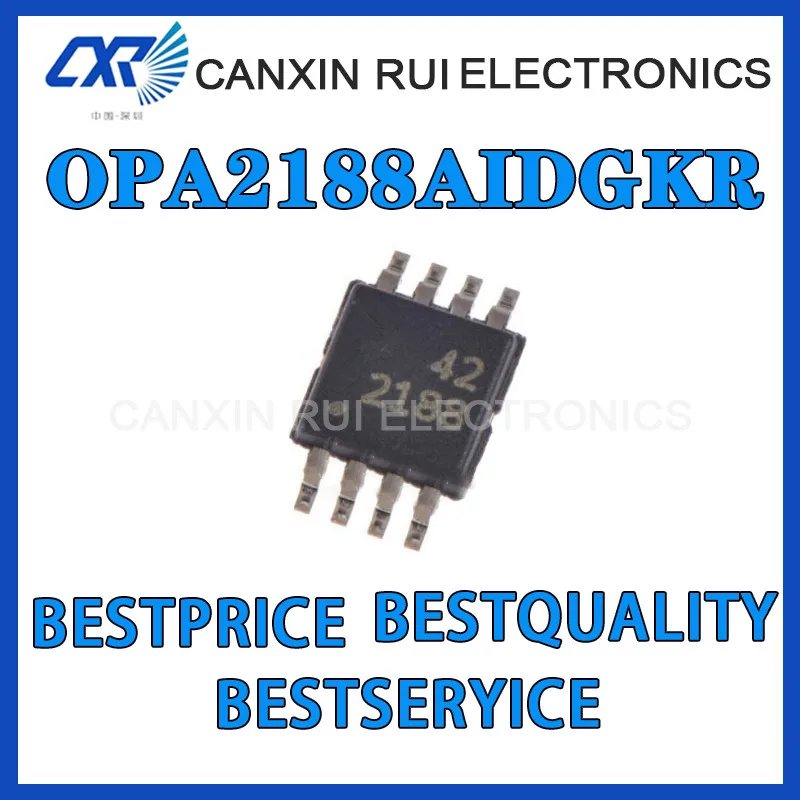 

100% new original OPA2188AIDGKR OPA2188AIDGKT operational amplifier MSOP8 chip