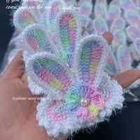 50g/Ball Colourful Glass Silk Yarn Wool Hand Knitting Cord DIY Handcraft Doll Sweater Hat Bag Making Crochet Thread 2