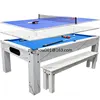 Pool Table Household Standard Commercial Multi-Function Billiards Table Tennis Conference Table Three-in-One 5