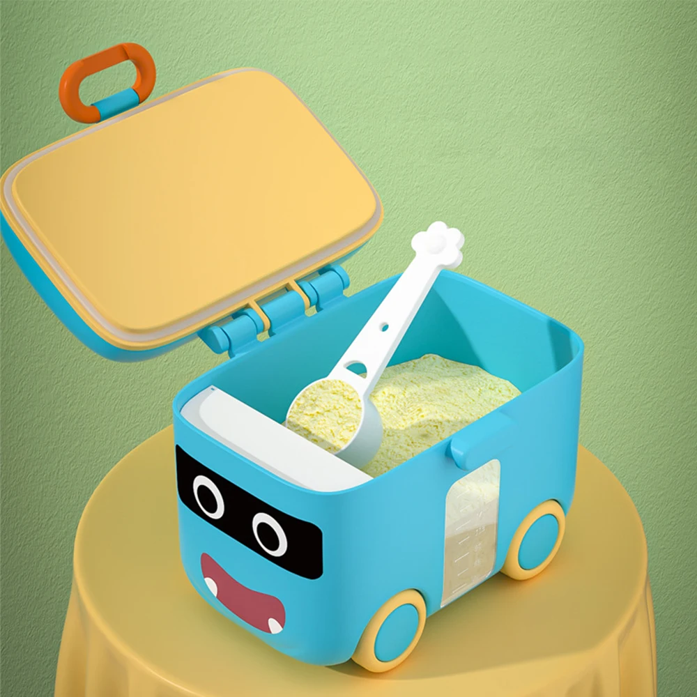 Milk Powder Storage Box Baby Milk Powder Box Dispenser Sealing Box Portable Baby Food Cocoa Sugar Snack Container Formula