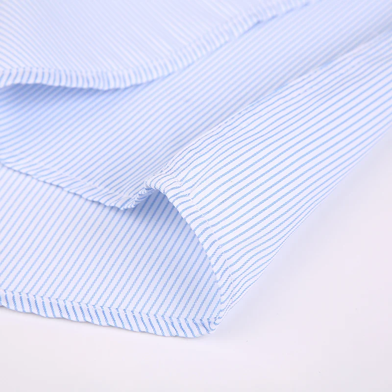 Plus Large Size 8XL 7XL 6XL 5XL 4XL Slim Fit Mens Business Casual Short Sleeved Shirt Classic Striped Male Social Dress Shirts