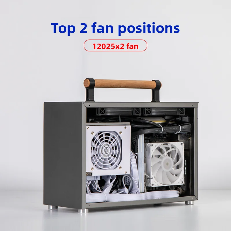 ALBOX P26 올알루미늄 소형 ITX 케이스 4070TI 호환 |   305mm 길이의 그래픽 카드 |   ITX 마더보드 |   SFX 전원 공급 장치
