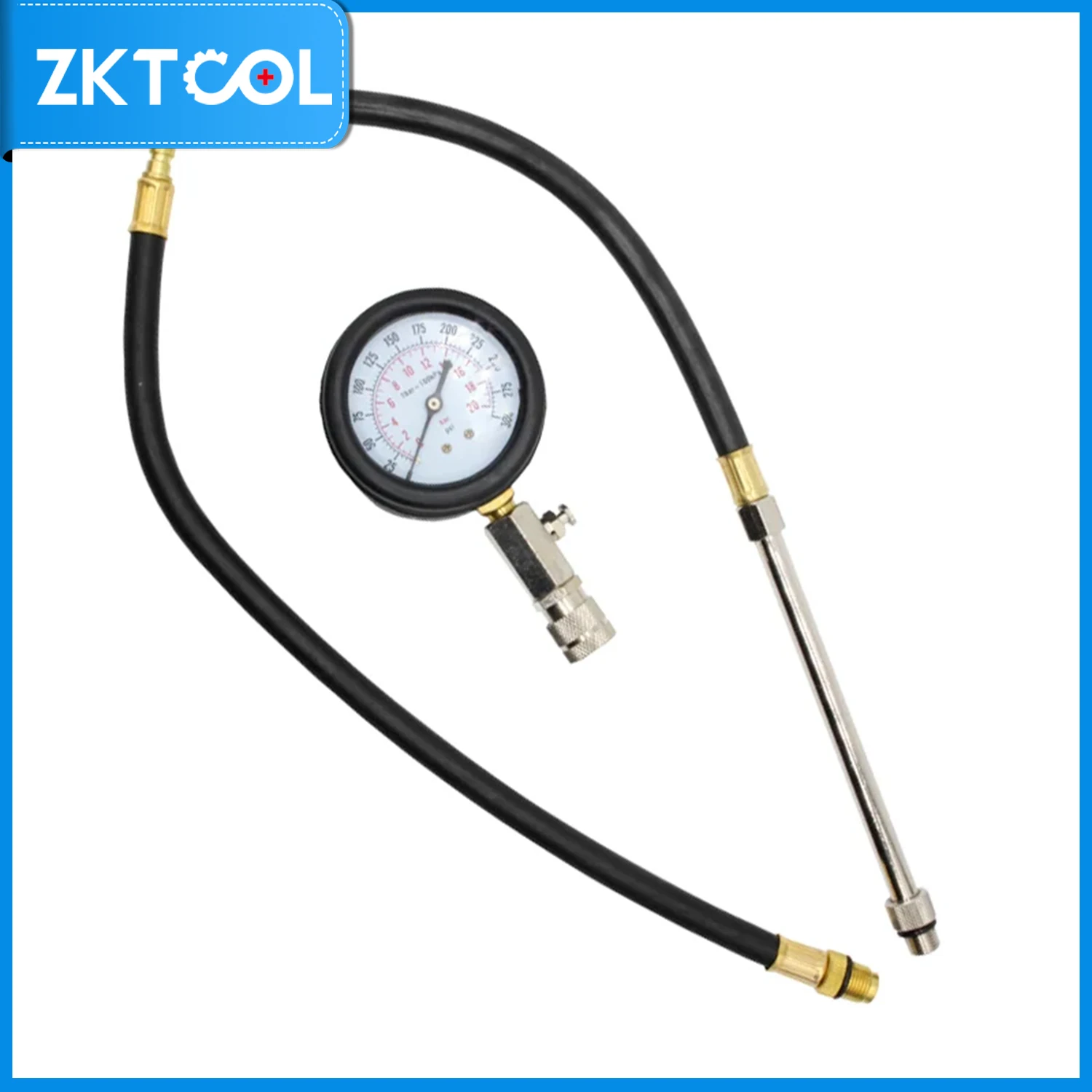Auto Motor Kompression Tester Werkzeug Kit für Motorrad Auto LKW Motor Zylinder Manometer, Motor Zylinder Manometer – Detail 3