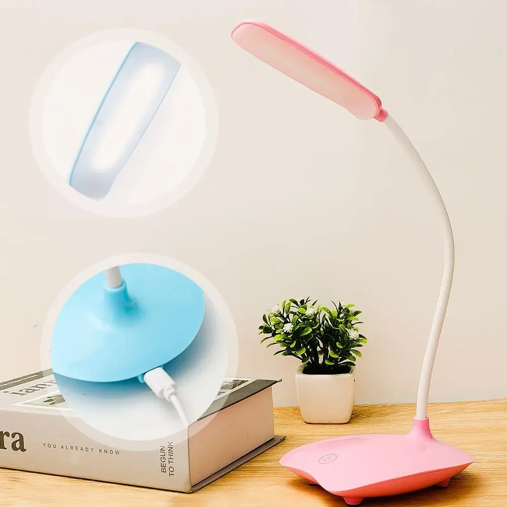 Description Picture 5 of itemDimmable LED Desk Lamp Touch Table Lamp DC5V 400mah Rechargable Night Light Touch 3 Gear Dimming Portable Book Reading Lamp
