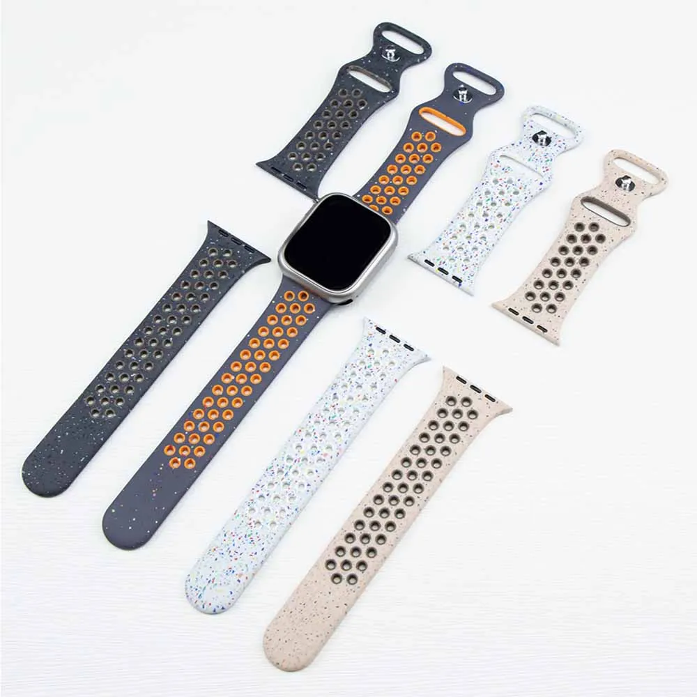 Silicone Strap For Apple Watch Ultra Band 44mm 49mm 45mm 42mm 45 44 Mm  Sport Correa Smartwatch Bracelet Iwatch Series 7 6 5 Se 8 - Watchbands -  AliExpress