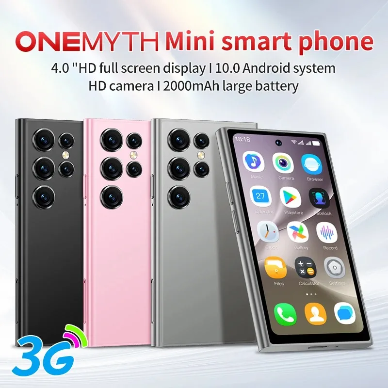 New Arrivals ONEMYTH S25 Pro Mini 3G Smartphone 4.0 Inch Full Screen Display 2000mAh 2GB RAM 16GB ROM Dual SIM With Play Store 3