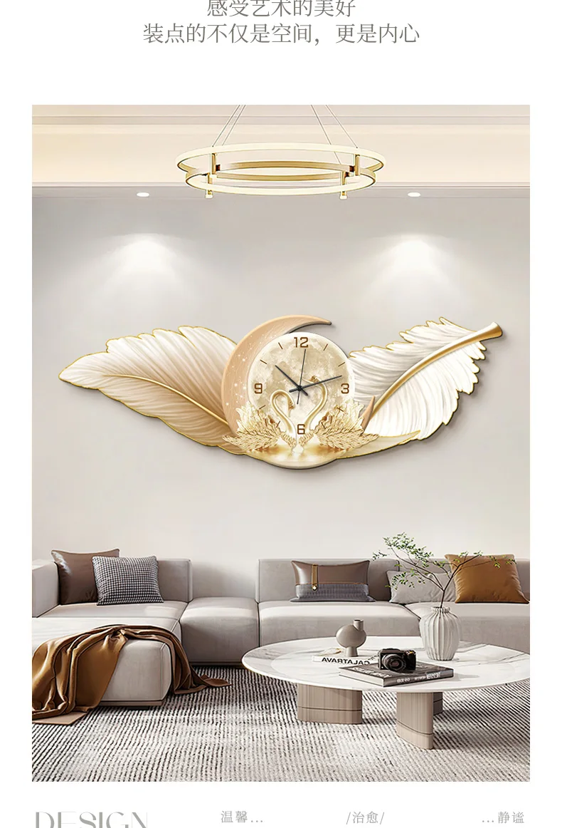 Large Art Mural Wall Clocks Luxury Fashion Digital Minimalist Nordic Silent Wall Watch Creative Reloj De Pared Home Decoration