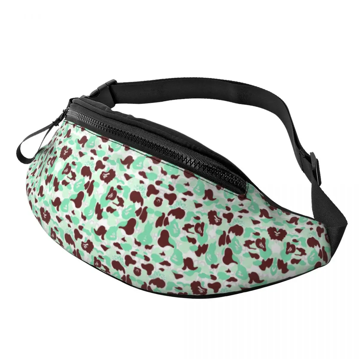 

Casual Classic Fashion Camo Camouflage Pattern Fanny Pack Men Women Crossbody Waist Bag for Hiking Phone Money Pouch