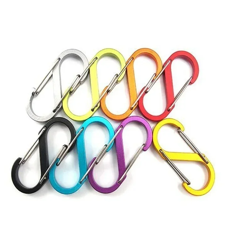 Climbing Buckle Belt Buckle Accessories 10pcs S-shaped Wire Buckle