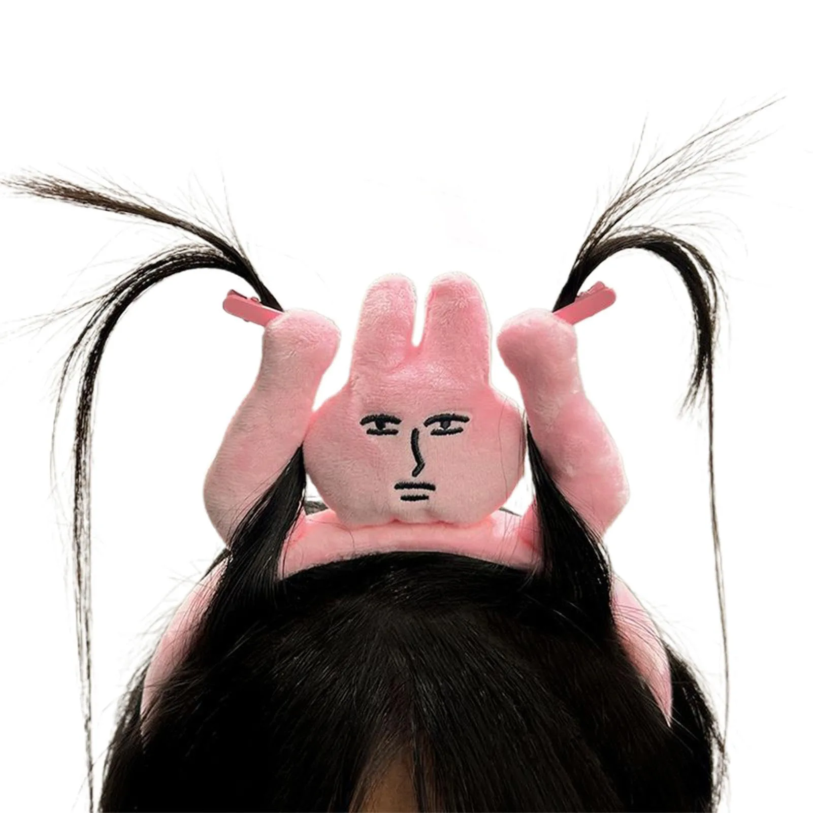 1-20 قطعة Headbands جديد الوردي الأرنب رباط شعر ملتوي متعة أفخم عقال قبضة الانفجارات لطيف صور الديكور العصابات الشعر غطاء الرأس