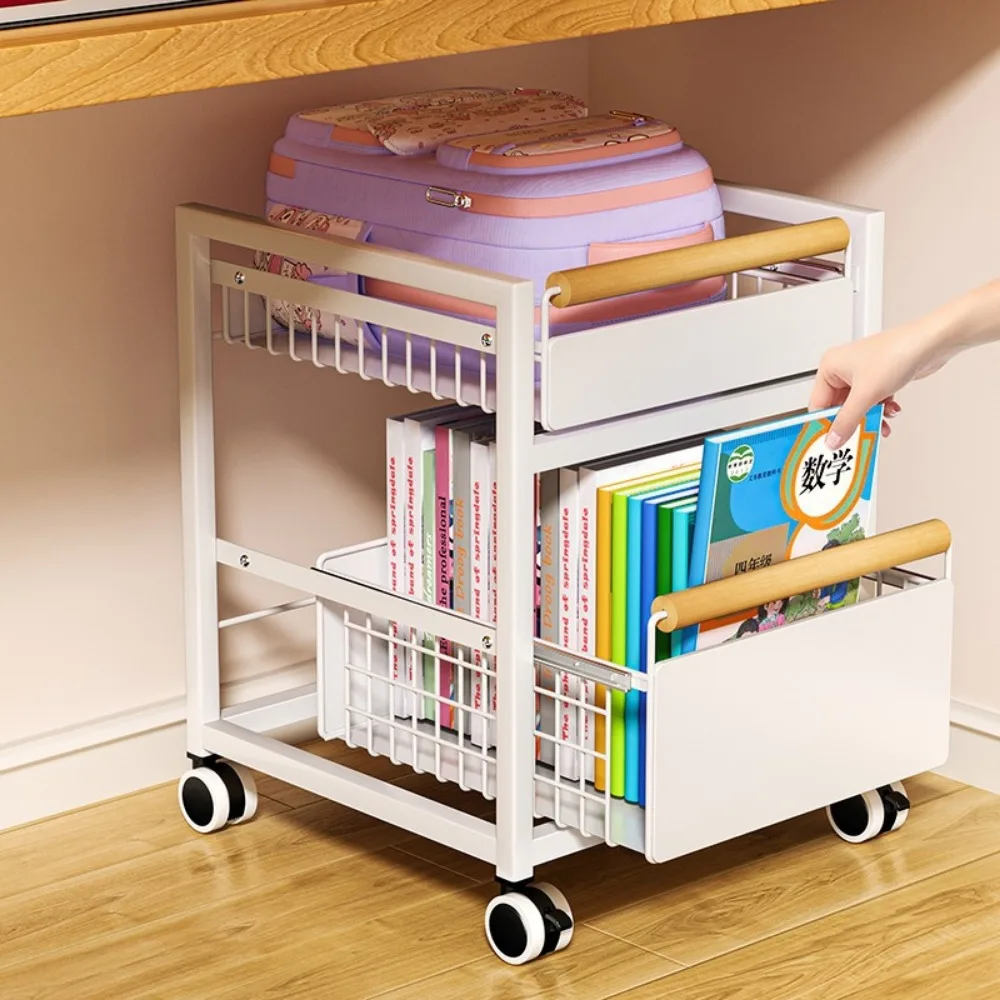 Under Sink Organizer Rack 1/2 Tier Basket Drawer Organizer Under Sink Cabinets Metal Shelf for Bathroom or Kitchen
