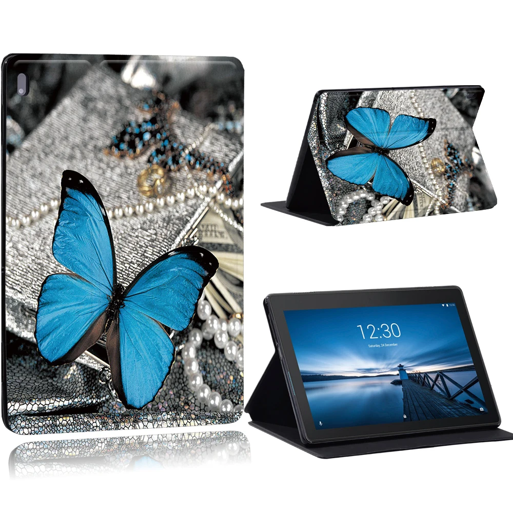 phone and tablet stand Old Image Series Pattern Case for Lenovo Tab E10 /Tab M10 10.1 Inch/Tab M10 FHD Plus 10.3 inch Tablet Stand Cover Case tablet holder Tablet Accessories