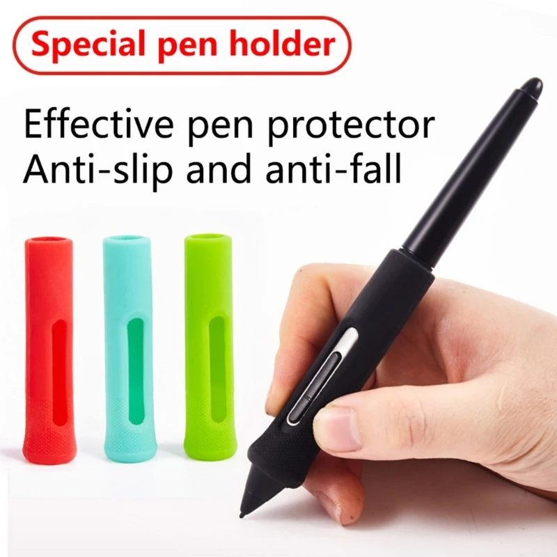 

Soft Silicone Grip Holder for Tablets Pen PTK440 501e Protective Skin Sleeve Access P9JB