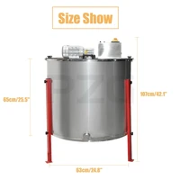 Beekeeping Electric 24 Frames Automatic Stainless Steel Honey Centrifuge Honey Extractor Machine 2