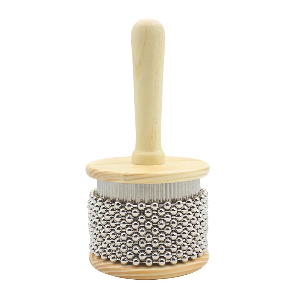 Cabasa Wooden Material Orff Instrument Music Toys Children Pop Hand Shaker Percussion Toys Kid Early Education Birthday Gifts