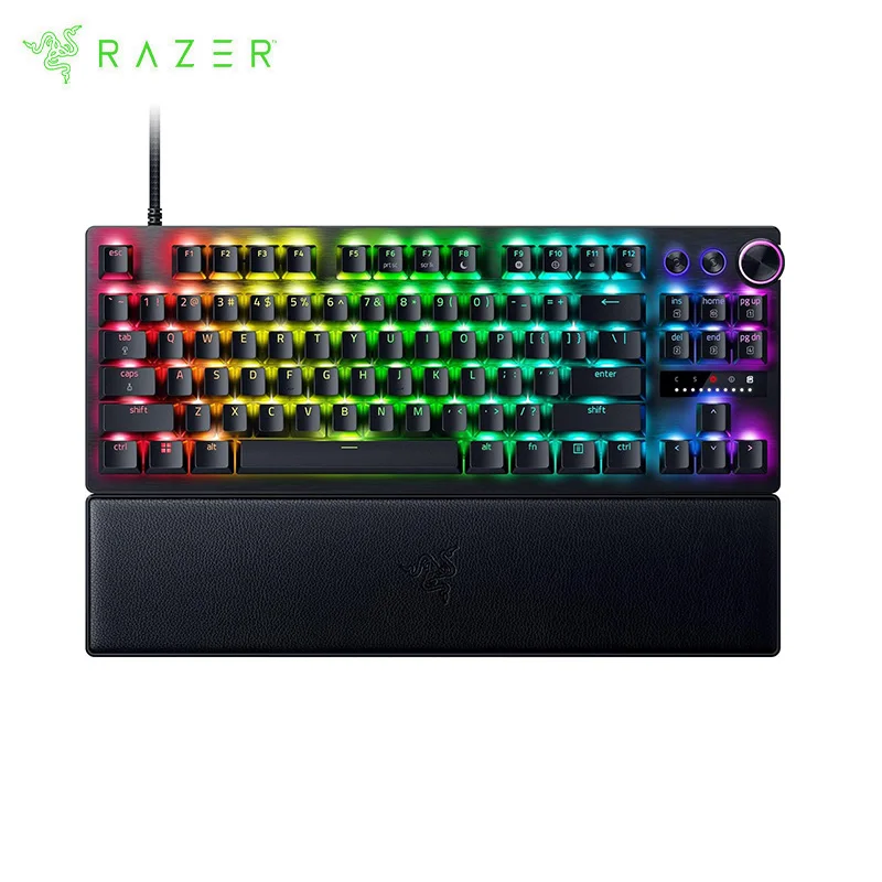 

Razer Huntsman V3 Pro Tenkeyless Analog Optical Esports Gaming Keyboard Multi-function Digital Dial & Dedicated Control Buttons