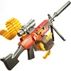 M249 Hand Self Integrated Soft Bullet Toy Gun Dual mode manual automatic electric launch with bullet chain and shell throwing 4