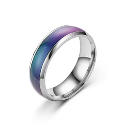 Mystic Mood Color - Changing Stainless Steel Emotion Rings - Fashion Jewelry Gift - 11 (1)