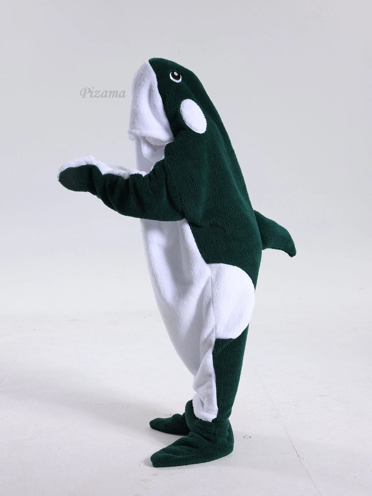 Winter Warm One Piece Hooded Footed Jumpsuits Halloween Cosplay Costume Kigurimi Pijama Onesie For Adults Anime Pajama Sleepwear