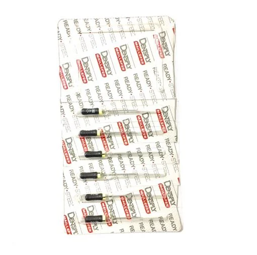 20pks Dental Hand Use Root Canal File Ready Stainless Steel Twisted Files Endo Handfiles Dentist Tools 6pcs Files/pack 6