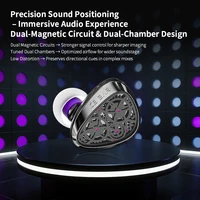 KBEAR Tourbillon-Pro TB-PRO in-Earphone 10mm DD High Resolution TypeC HIFI Wired Earbuds PU+PEEK+DLC Composite Diaphragm - Image 6