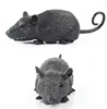 [Funny] Electronic pet Remote Control RC simulation light flash Mouse toy model Tricky prank Scary robotic insect animal Toy 2