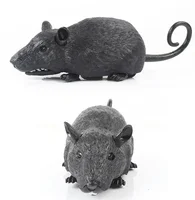 [Funny] Electronic pet Remote Control RC simulation light flash Mouse toy model Tricky prank Scary robotic insect animal Toy 2
