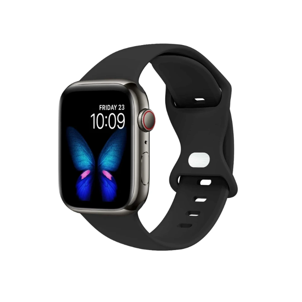 Elegant Silicone Loop Watch Band for Women - Assorted Sizes