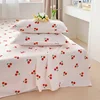 High Quality Single Piece Bed Sheet Washed Cotton Flat Sheet for Student Home Bedroom Twin Full Queen King (Pillowcase Can Order 3