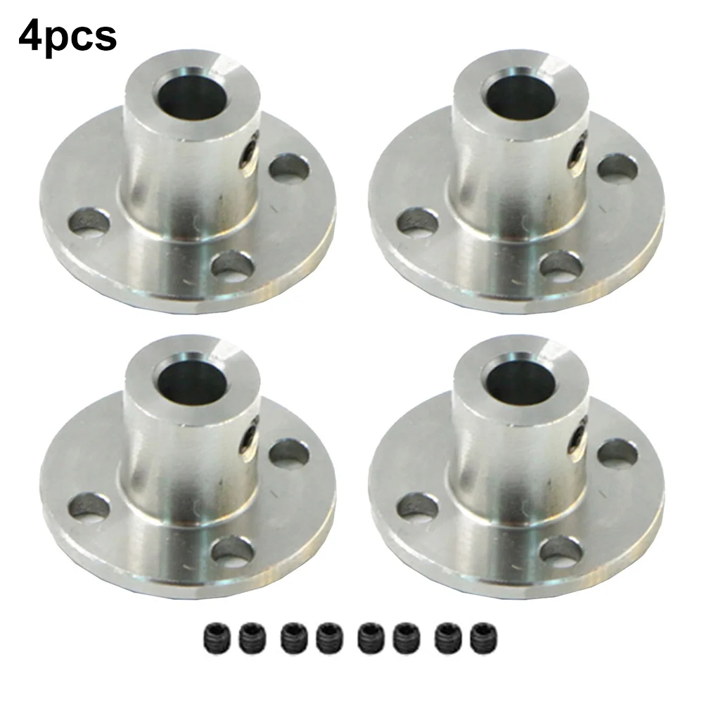 Screws Flange Coupling Motor Guide Motor Plug For Model Shafts Power Tools Shaft Coupling 22x22x12mm 6mm Inner Diameter