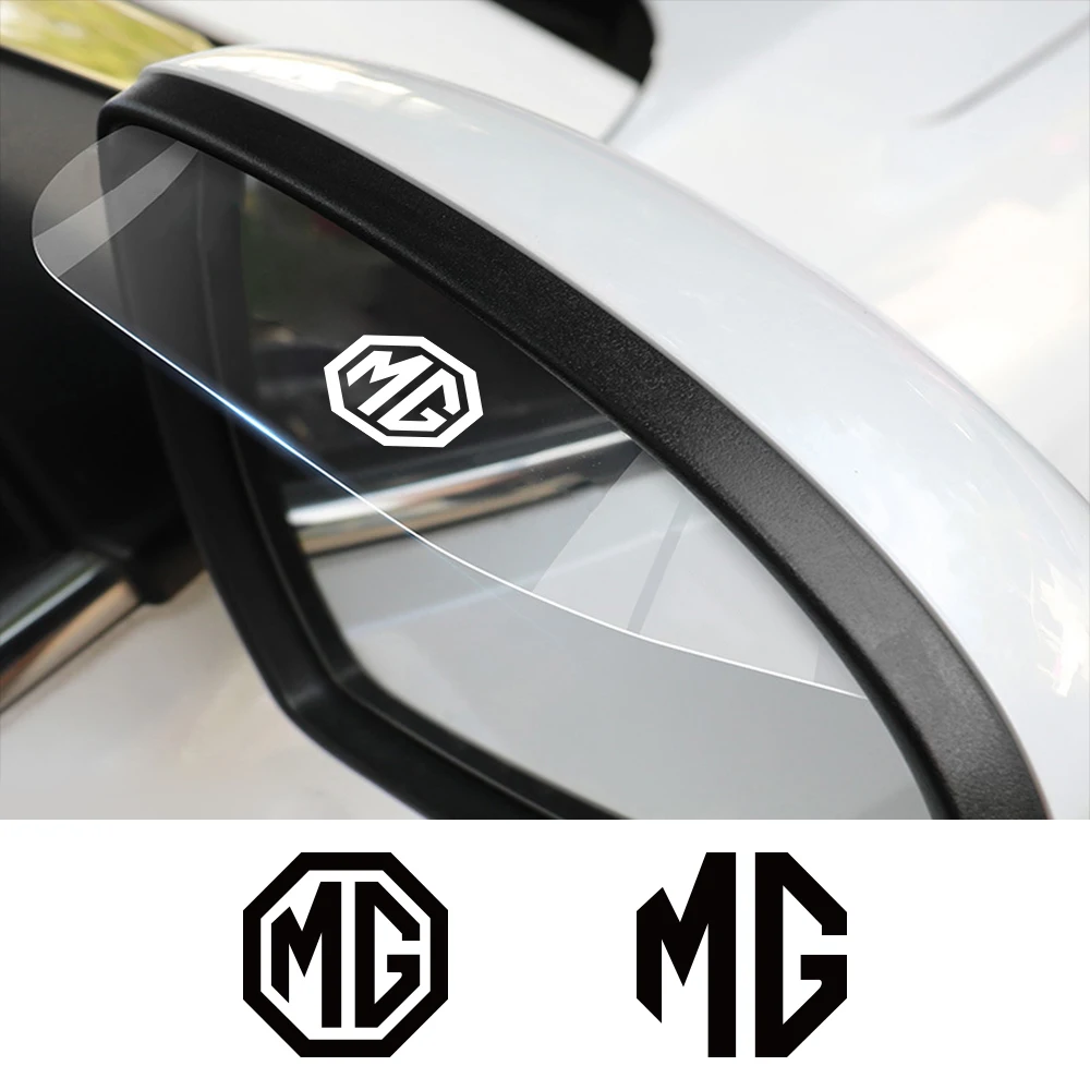 2Pcs Car Rearview Mirror Rain Eyebrow Shield Cover For MG Zs EV 5 2022 ...