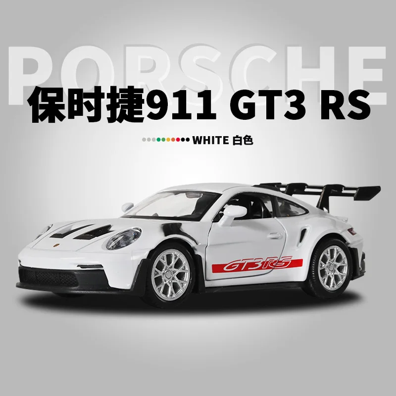 

1:36 Porsche 911 GT3 RS Supercar Alloy Car Diecasts & Toy Vehicles Car Model Miniature Scale Model Car Toys For Children