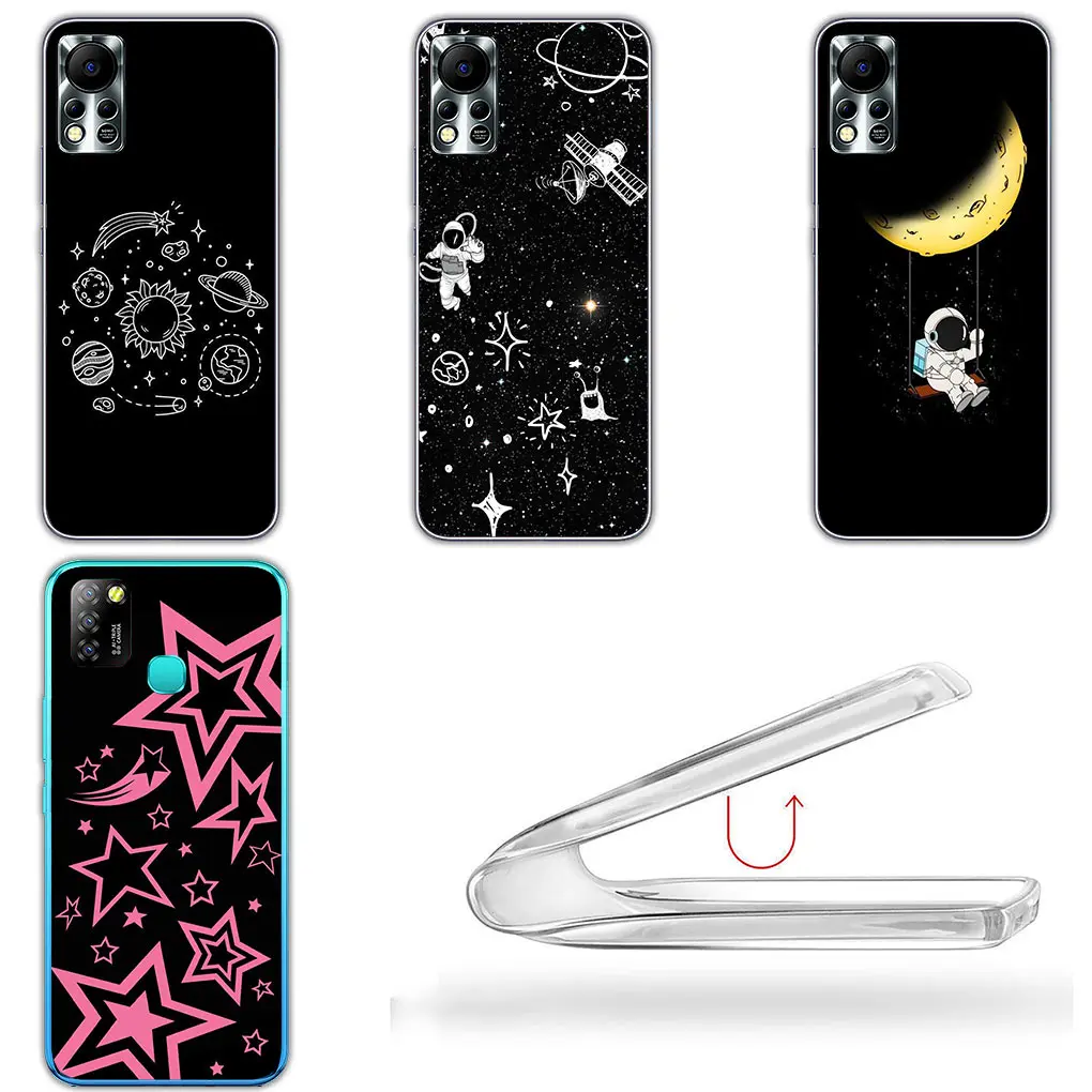 Moon Astronaut Galaxy Universe Starry Sky Phone Case