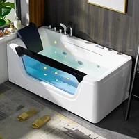 Bathtub home adult intelligent constant temperature heating massage magic bubble taste high-end new bath waterfall bath 2