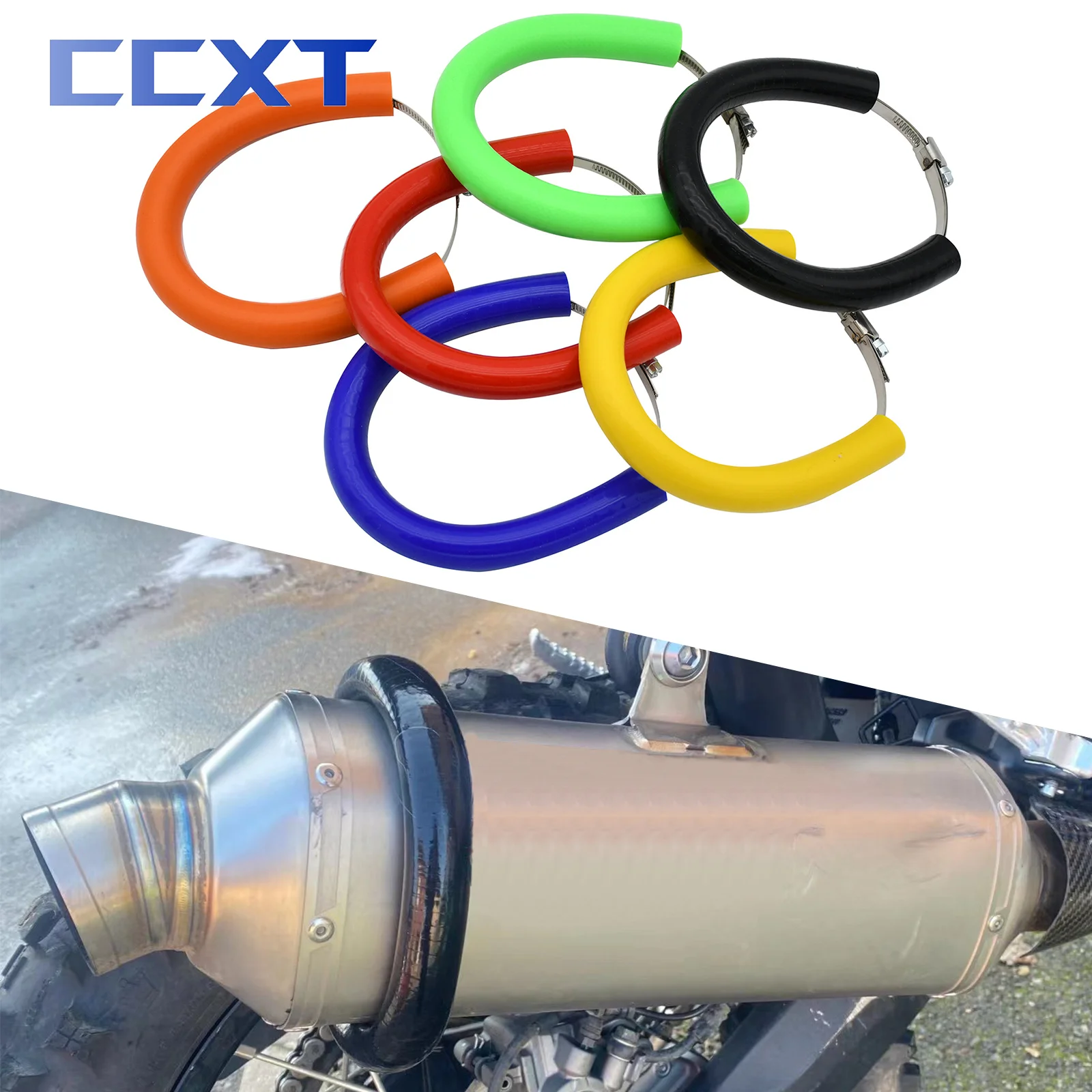 MotorcycleExhaustProtectorCoverGuardHeatShieldForYamahaYZ125