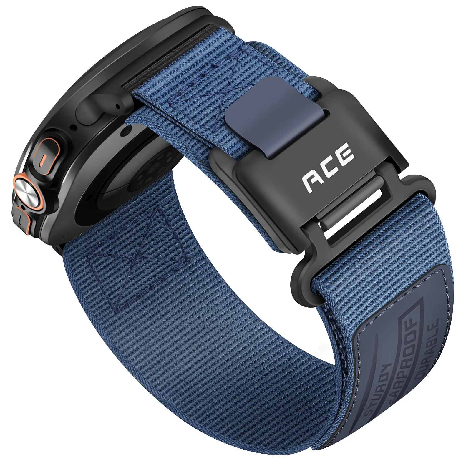 سوار نايلون رياضي مغناطيسي لساعة Samsung Galaxy Wa...