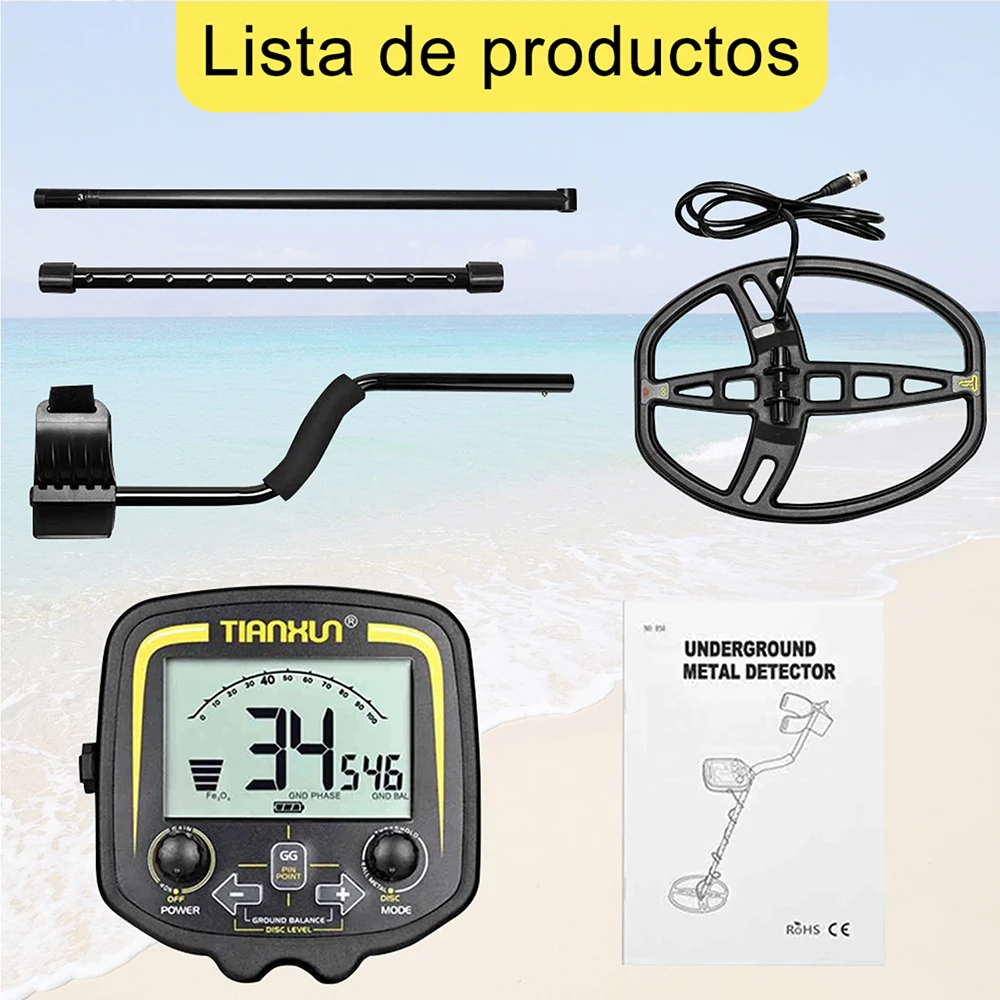 TX 850 Metal Detector Underground Professional Depth 2 5m Search Finder Gold Treasure Hunter Detecting Pinpointer