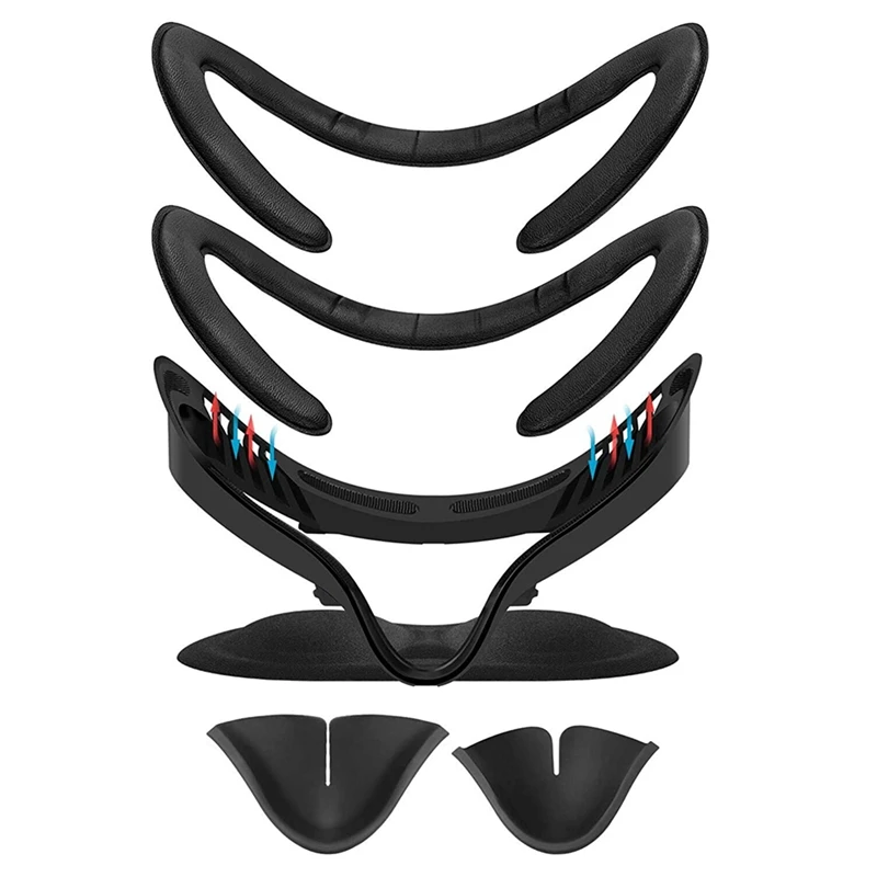

Eye Face Mask Cover For Oculus Quest 2 VR Glasses PU Mask Replacement Bracket Anti-Fogging Lens Cover For Quest 2