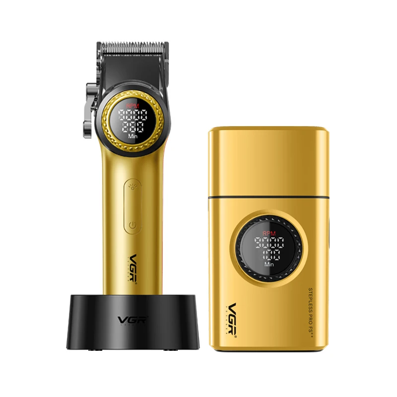 VGR المقص قص الشعر مجموعة عالية الجودة آلة قطع الش...